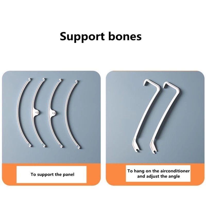 Tấm Chắn Gió Máy Điều Hòa Không Khí Chống Thổi Trực Tiếp In Hoạt Hình Phong Cách Hàn Quốc