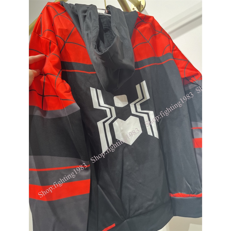 Áo Khoác Hóa Trang Người Nhện Kèm Mặt Nạ Hóa Trang Cho Nam