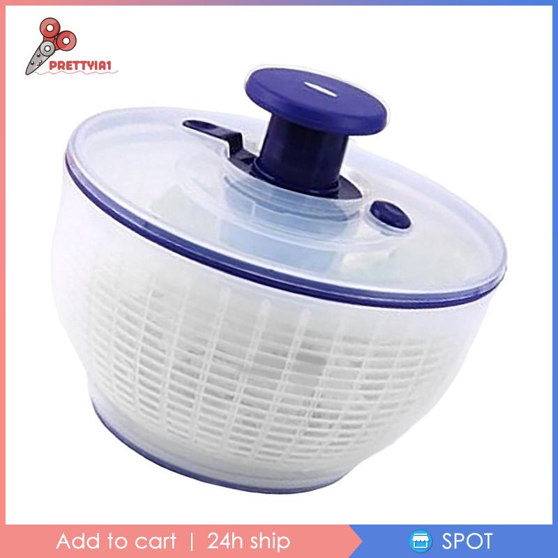 [Prettyia1] Rổ Làm Khô Rau Củ Quả Salad