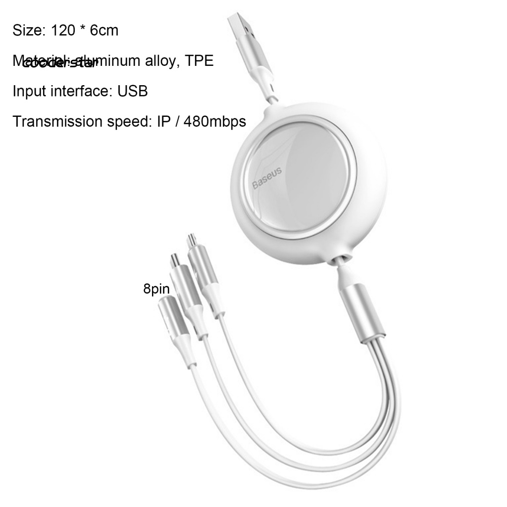 Dây Cáp Sạc Nhanh USB Type C Có Thể Tái Sử Dụng Tiện Lợi