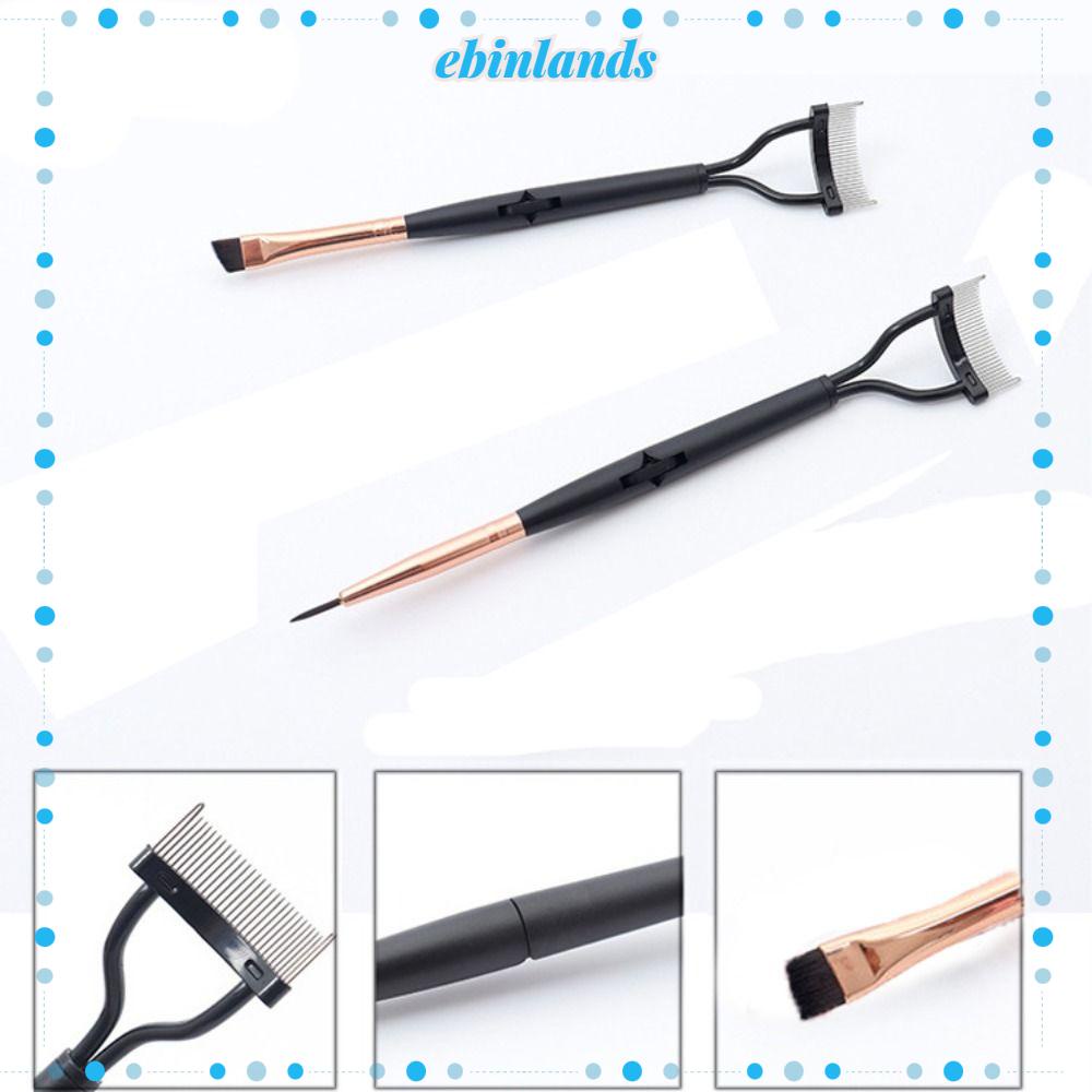 Bộ 2 Cọ Chải Lông Mi Bằng Kim Loại Thiết Kế Hai Đầu Tiện Dụng