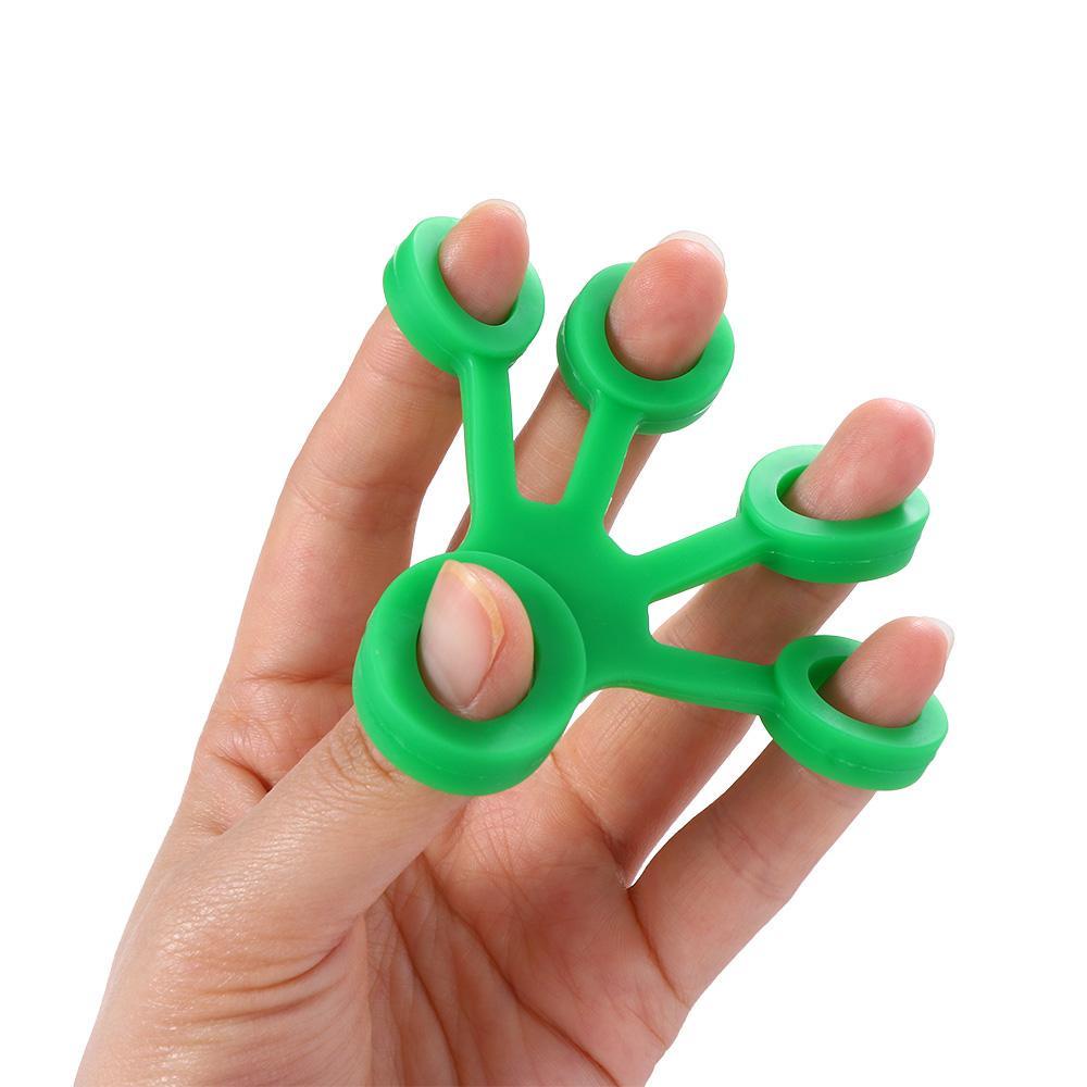 1 Dụng Cụ Luyện Tập Sức Mạnh Ngón Tay Bằng Silicone Tiện Dụng