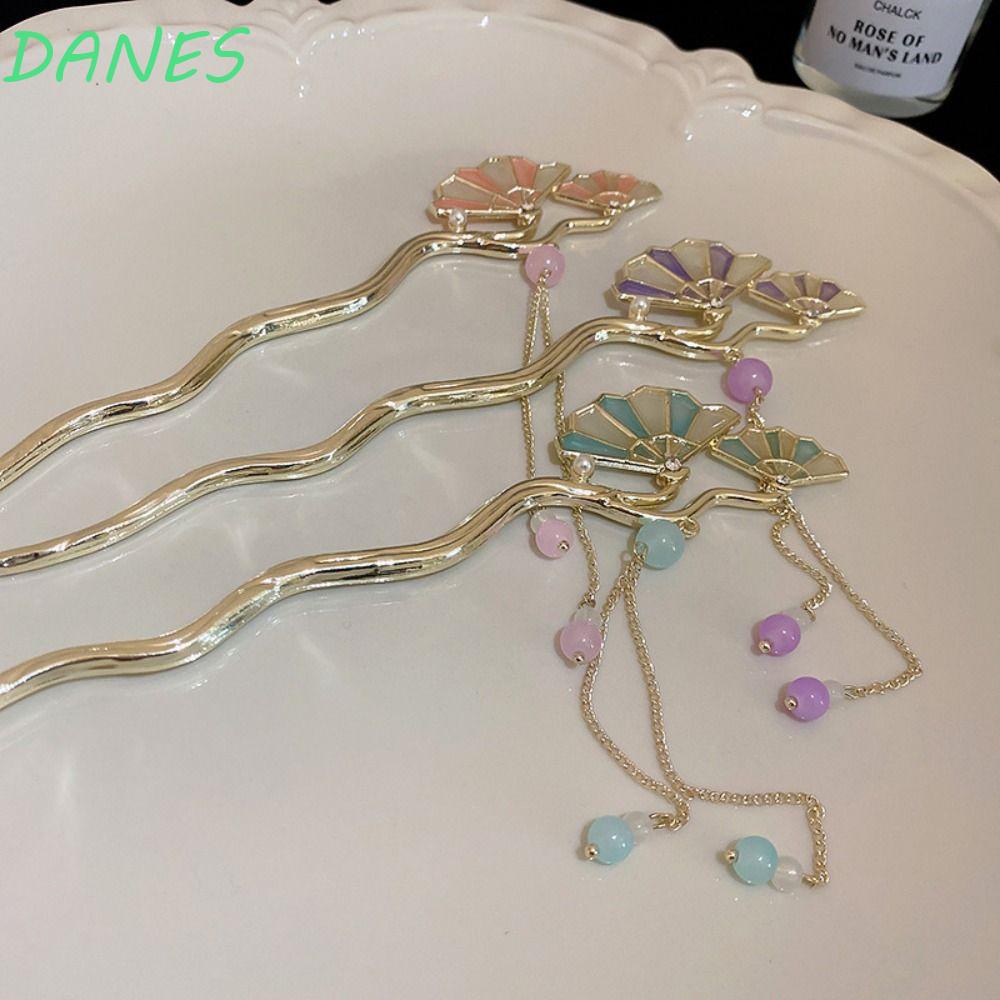 Trâm Cài Tóc Dáng Dài Chống Trượt Phong Cách Trung Hoa Cổ Điển