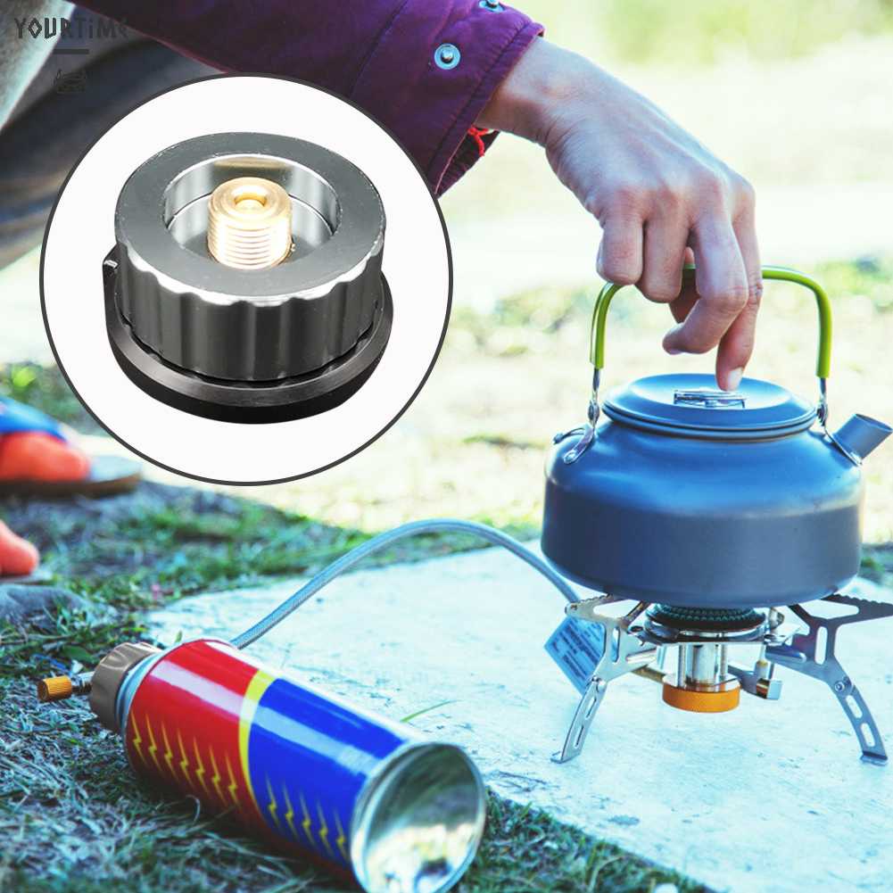 Đầu Chuyển Đổi Bếp Ga Bằng Hợp Kim Nhôm Tiện Dụng Khi Đi Cắm Trại