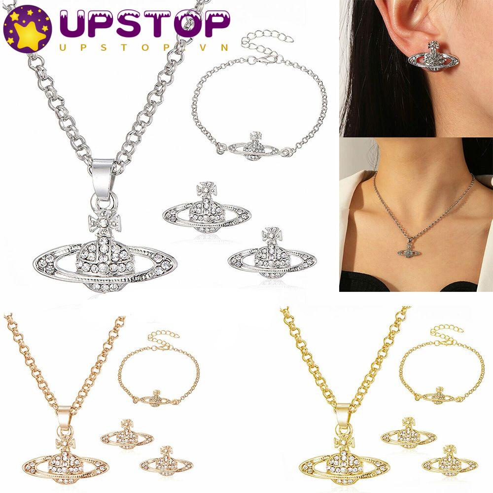 Upstopvn Vòng Tay Mặt Hình Trái Tim Orb|Dây Chuyền Xương Quai Xanh