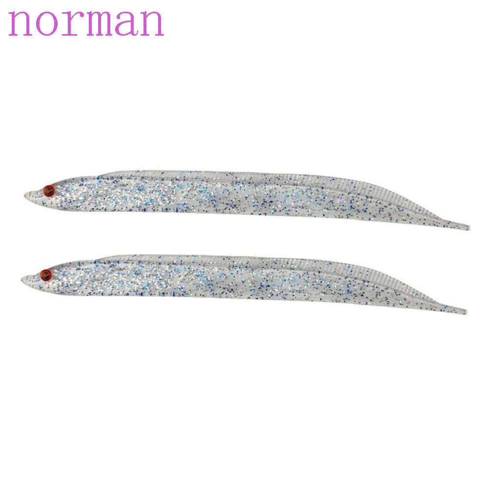 Mồi Câu Cá Nhân Tạo Hình Giun Mềm Trong Suốt Tiện Dụng