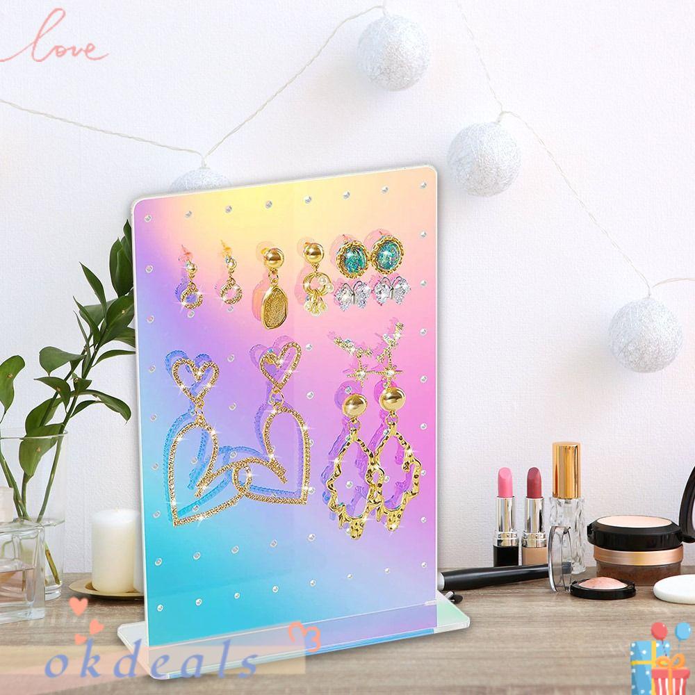 Giá Đỡ Trưng Bày Trang Sức Để Bàn Bằng Acrylic DIY