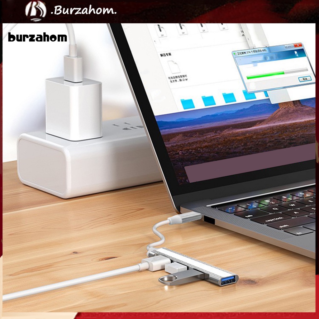 Bộ Chia Cổng USB 3.0 Type-C Tốc Độ Cao Cho Máy Tính