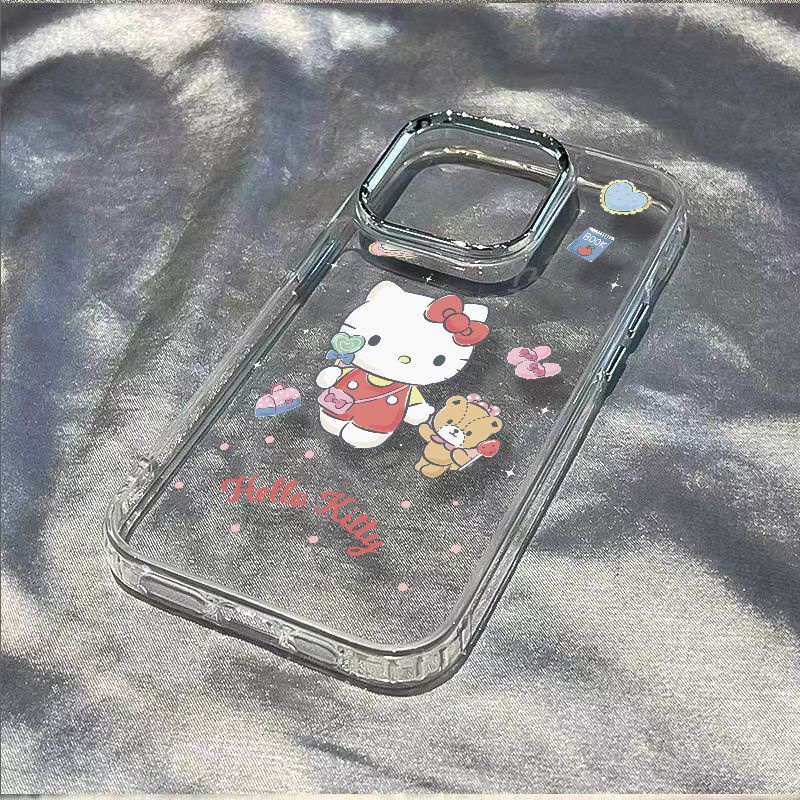 ✅Ốp Điện Thoại Dẻo Họa Tiết Hoạt Hình Chú Gấu / Mèo Dễ Thương Chống Sốc Cho iPhone1214pro ZYSI 13ins / 11 max plus87