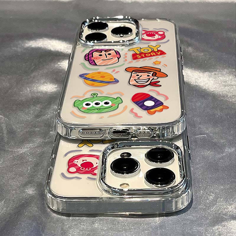 ✅Ốp Điện Thoại Dẻo Họa Tiết Hoạt Hình Toy COYQ Dễ Thương Chống Sốc Cho Iphone12 Apple 8 13 7 11 / 14pro