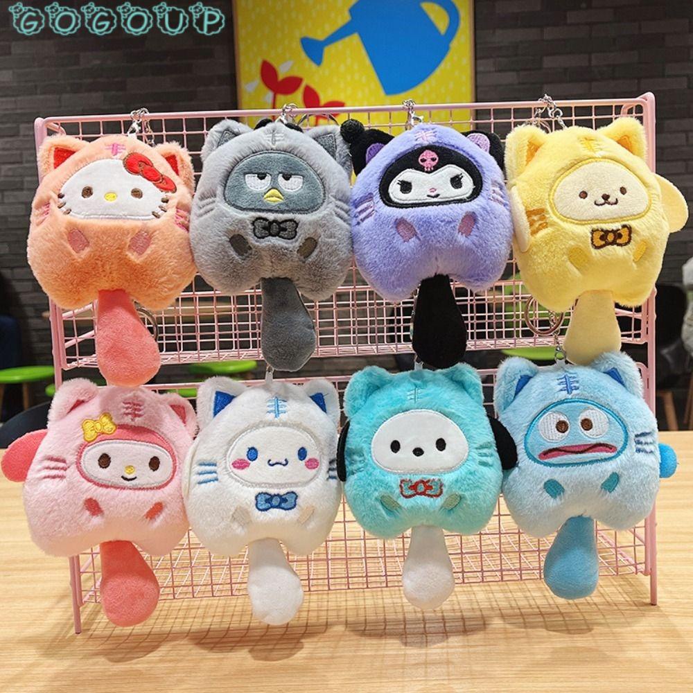 Gogoup Móc Chìa Khóa Bằng Cotton PP Thiết Kế Hoạt Hình Melody Cinnamoroll Phong Cách Hàn Quốc Cho Nữ