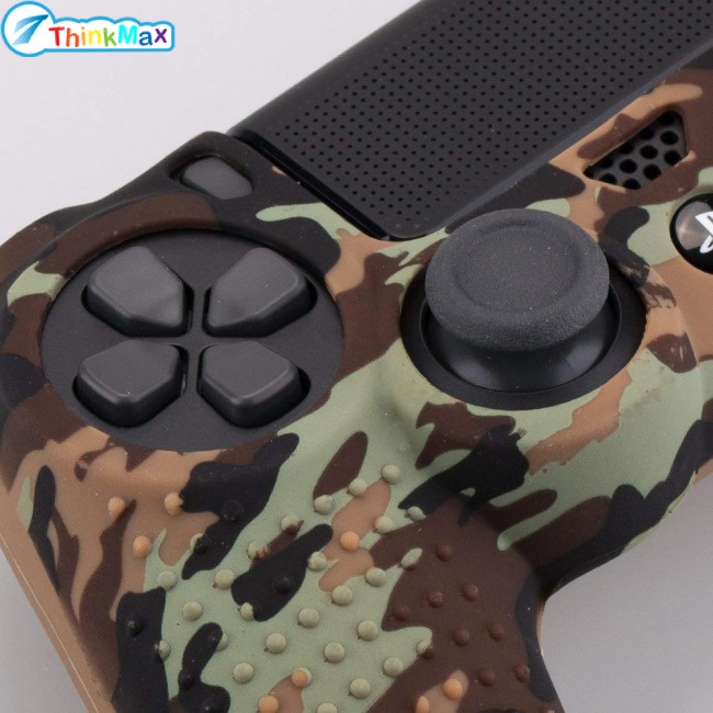 Ốp bảo vệ tay cầm chơi game THINKMAX họa tiết rằn ri cho Sony PS4 Slim / Pro