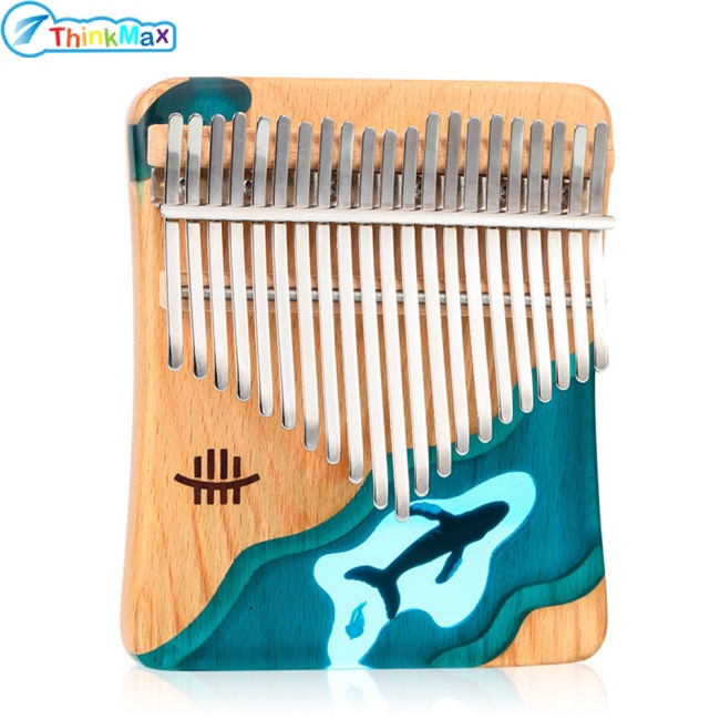 Thinkmax 1 Bộ Đàn Kalimba 21 Phím Gỗ + resin