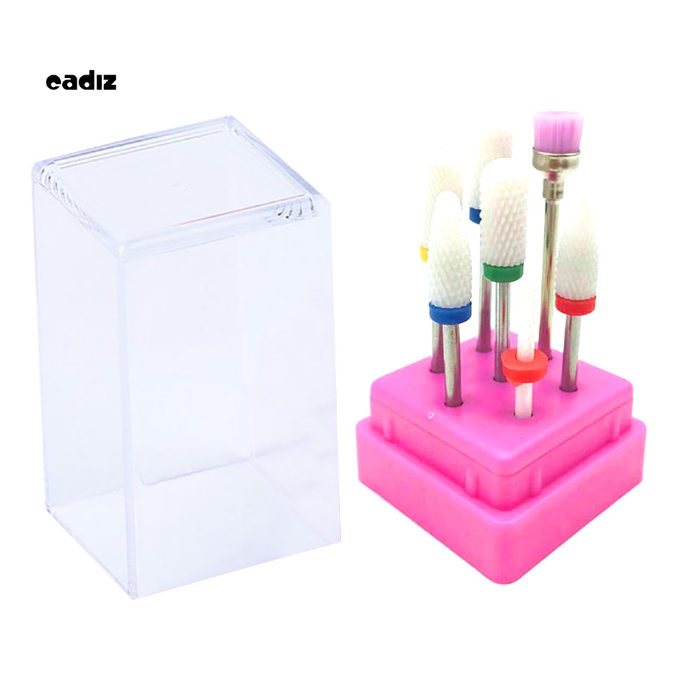 Bộ 7 Mũi Khoan Móng Tay Bằng Thép Vonfram Tiện Dụng Bits