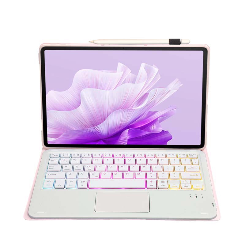 Bao da bàn phím cảm ứng có đèn nền cho huawei matepad 11,5 inch 2023, matepad air 11,5 inch 2023, bao da với bàn phím có thể tháo rời cho matepad pro 11, matepad se 10.4 2023,