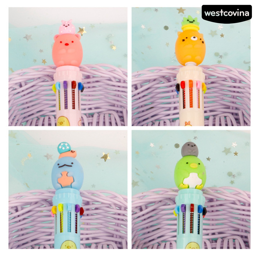 [WSTN] [WSTN]✎Bút Bi Họa Tiết Hoạt Hình Nhanh Khô Không Mùi Tiện Dụng