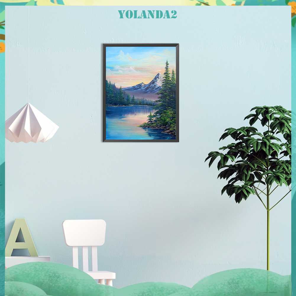 Tranh Đính Đá Kim Cương Toàn Bộ 5D DIY Hình Vẽ Phong Cảnh Trang Trí Nhà Cửa