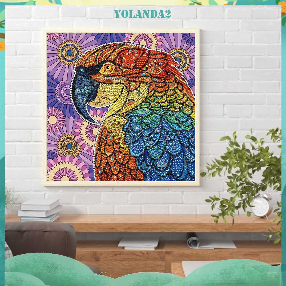 Bộ Tranh Đính Đá 5D Họa Tiết Động Vật Độc Đáo DIY Dùng Trang Trí Nhà Cửa