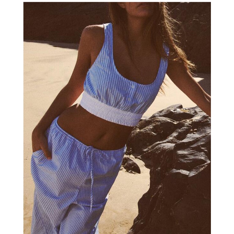 Zara Mùa Hè Mới Phù Hợp Với Sọc Chắp Vá Mới 3301278 3125277 3127277 3451277