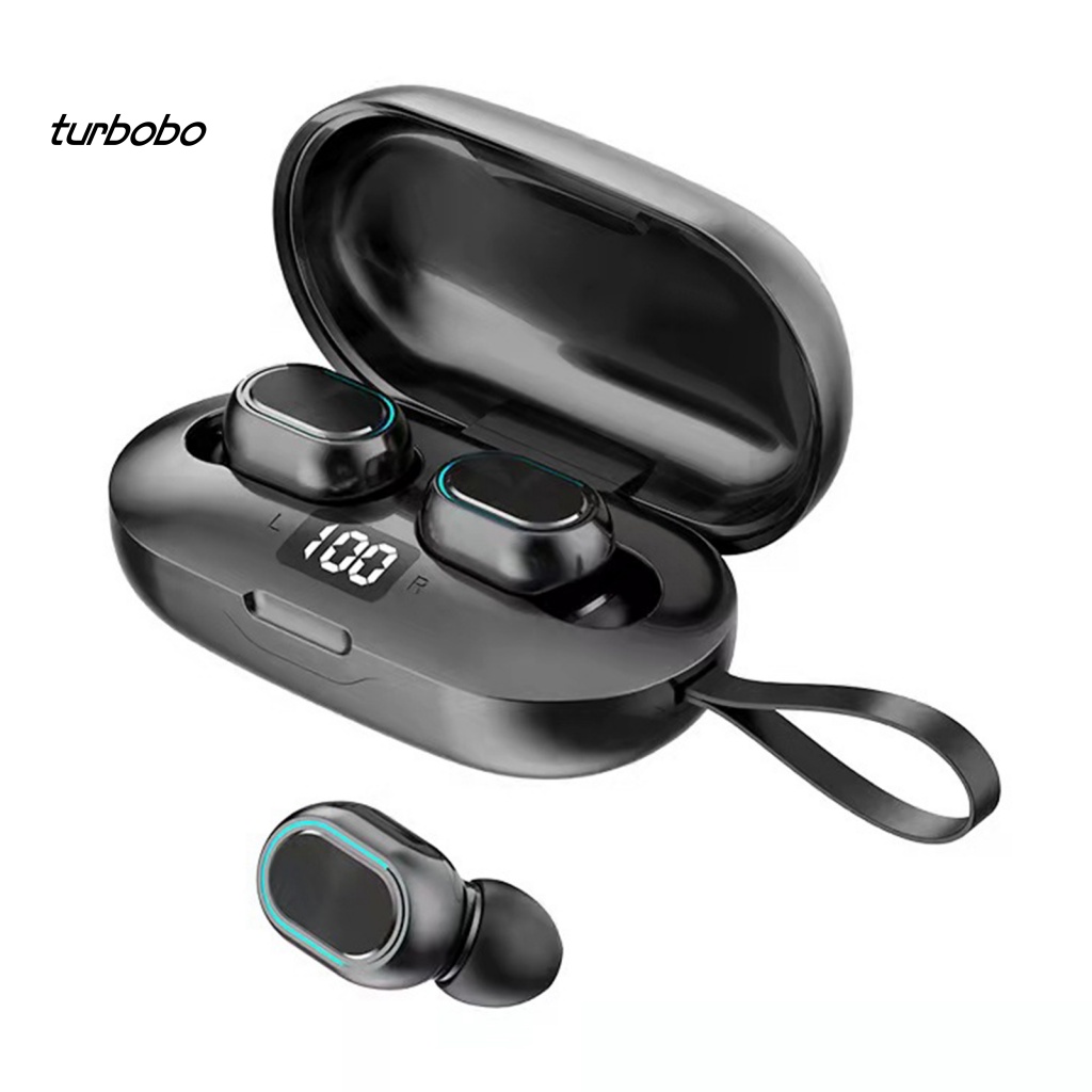 Tai nghe không dây Mini Bằng ABS Màn Hình LED Cảm Ứng Vân Tay Kỹ Thuật Số Có Dây Rút Tiện Lợi Dành Cho Văn Phòng