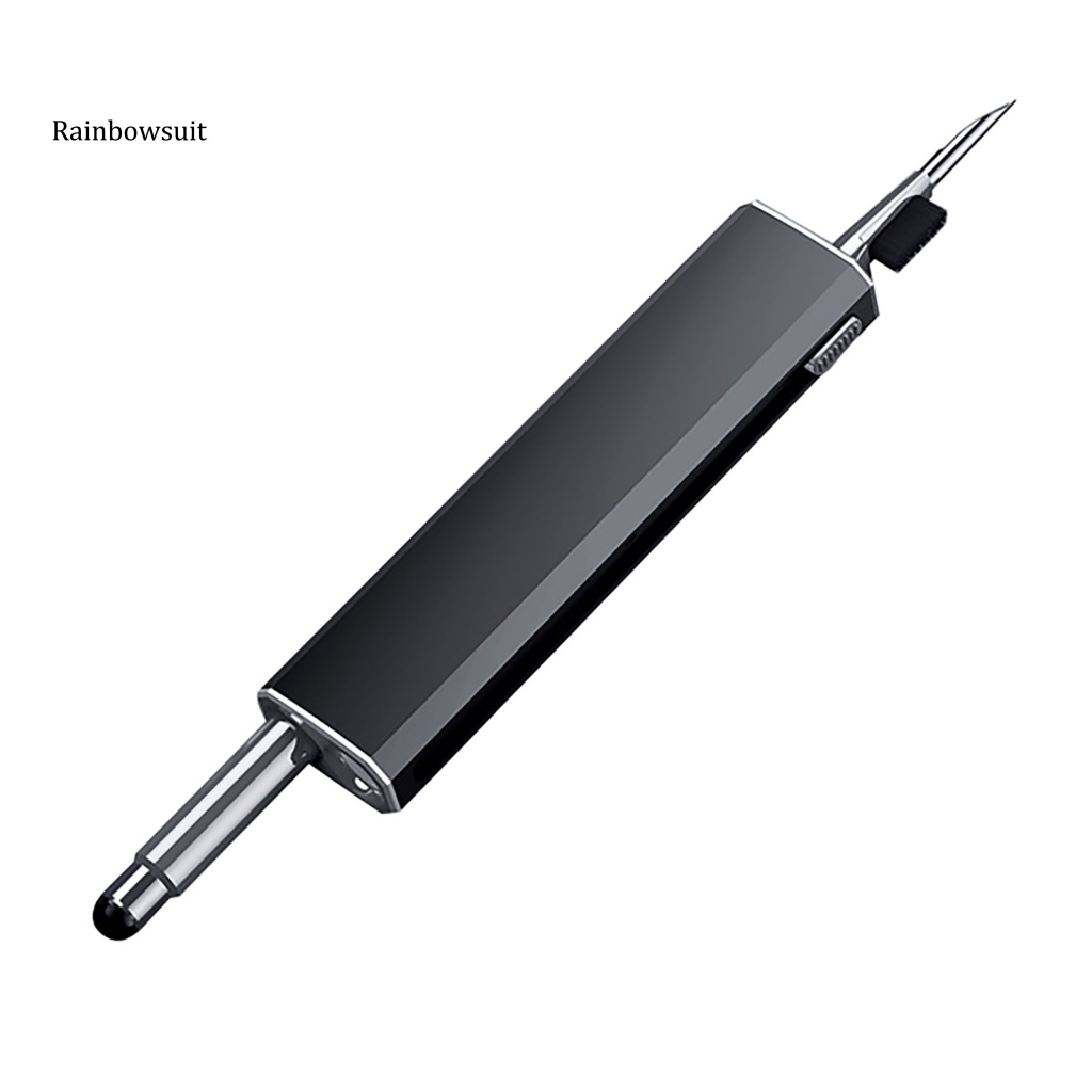 Bút Vệ Sinh Tai Nghe Bluetooth Hai Đầu Đa Năng Bằng Kim Loại Tiện Dụng