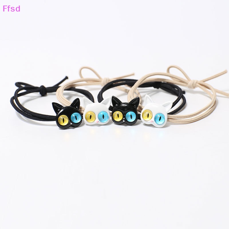 {Ffsd} Mới Vòng Tay Hai Màu Mắt Mèo Hoạt Hình Cá Tính Ngọt Ngào Làm Quà Tặng Trang Sức Cho Cặp Đôi