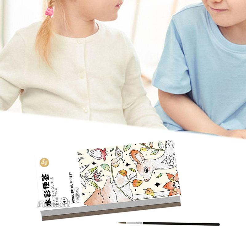 Sách Tô Màu Nước Bỏ Túi DIY Sáng Tạo Cho Người Mới Bắt Đầu [Fenteer1]