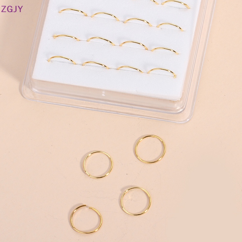 Set 20 Khuyên Mũi Tròn Đơn Giản Sáng Tạo Cho Nam Nữ Mới