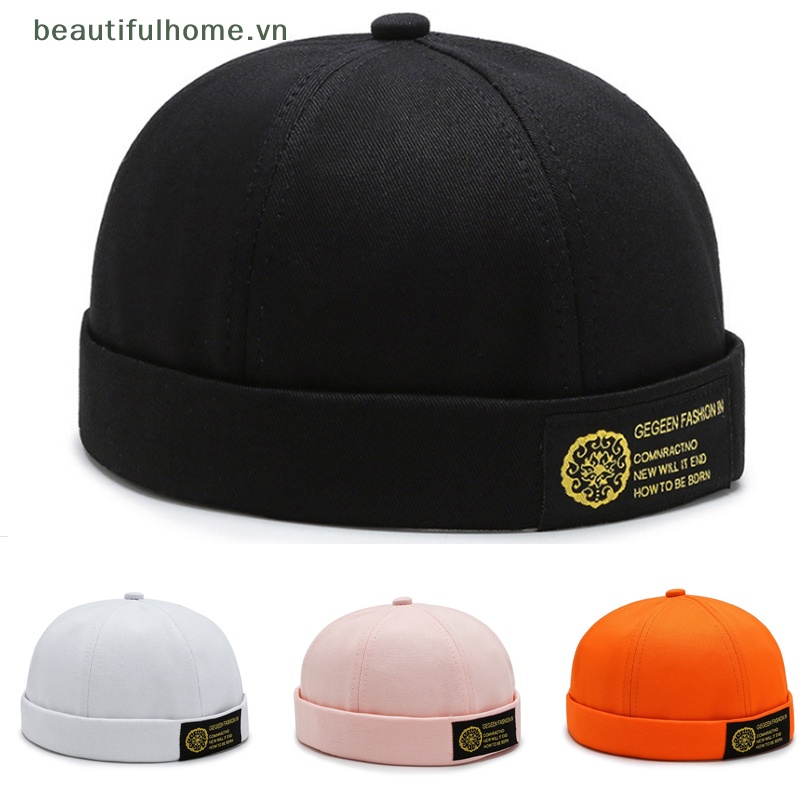 [beautifulhome] Mũ Beanie Không Vành Điều Chỉnh Được Phong Cách Hip Hop Cổ Điển Cho Nam Và Nữ [beauty]