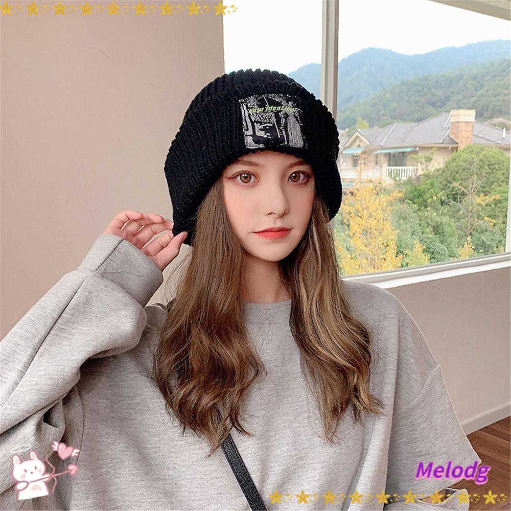 Mũ Beanie Dệt Kim Phong Cách Thời Trang Hàn Quốc
