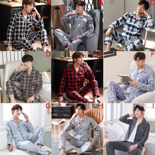 Bộ Đồ Ngủ Pijama Cotton Tay Dài Thời Trang Hàn Quốc luyoo28