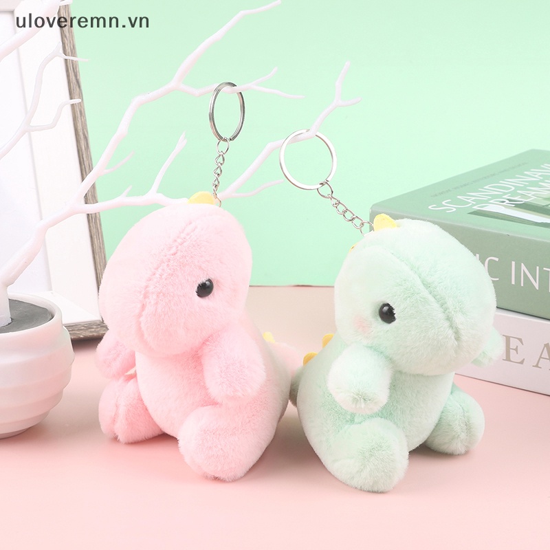 Móc Khóa Hình Khủng Long Nhồi Bông Mềm Mại Đáng Yêu