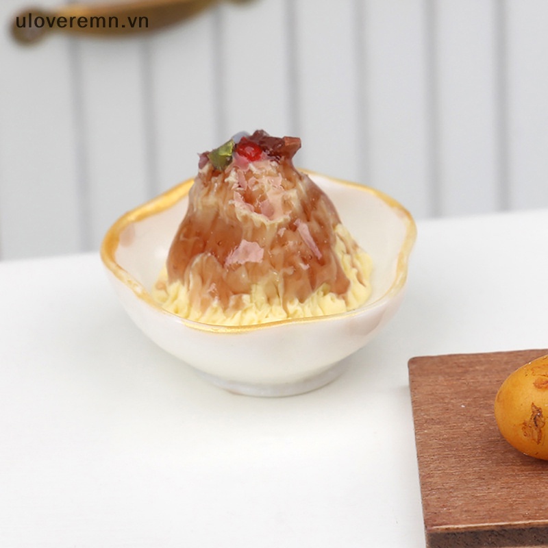 1 Bộ Tô / Tô Đựng Khoai Tây / Salad Tỉ Lệ 1: 12 Trang Trí Nhà Búp Bê