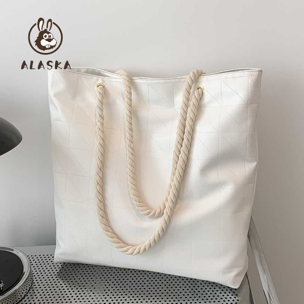 Túi Xách Da PU Họa Tiết Hình Thoi Thời Trang Cho Nữ [alaska.vn]