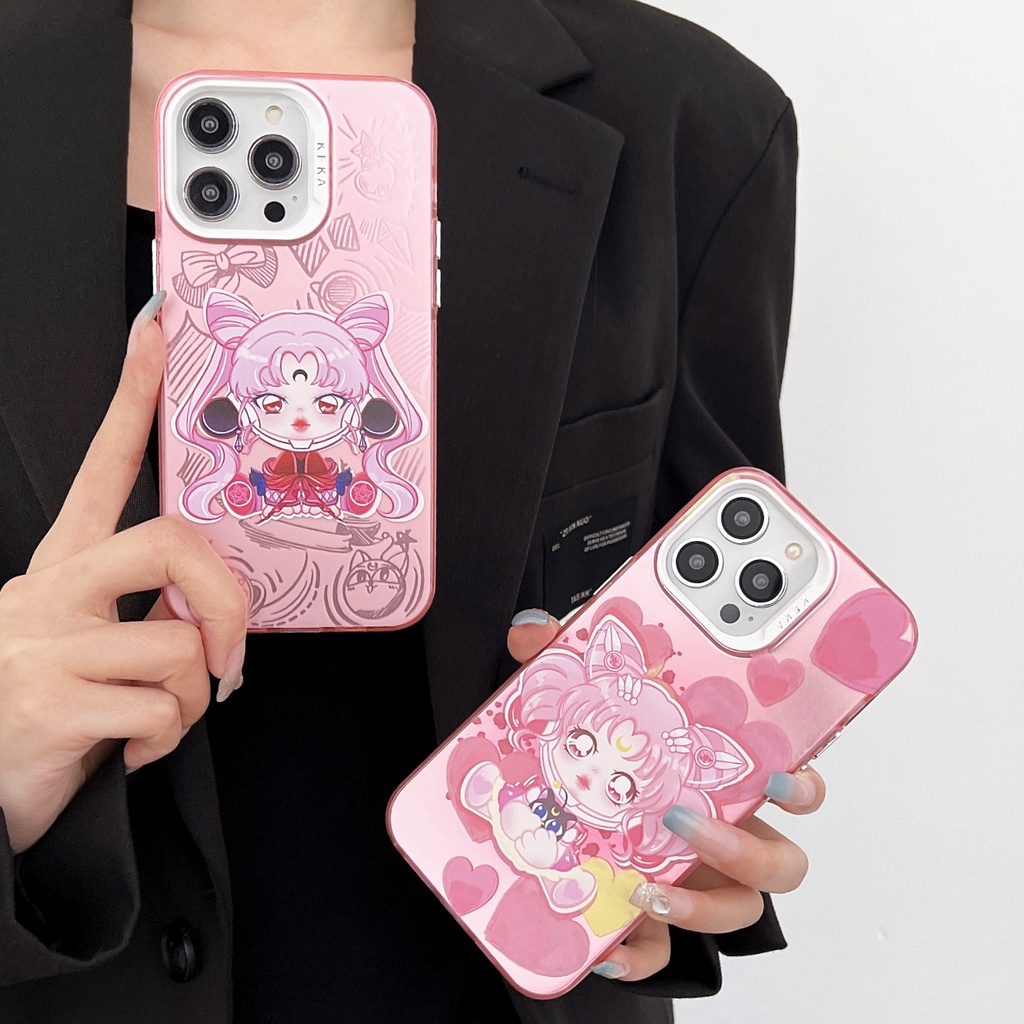 Ốp Điện Thoại tpu Silicon Mềm Trong Suốt Chống Rơi Họa Tiết Hoạt Hình Dễ Thương Cho iPhone 14 13 12 PRO MAX 14 Plus