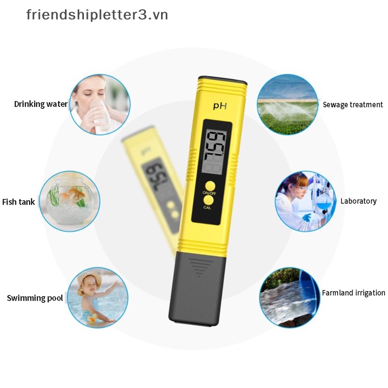 / / Mới / / Máy Đo Độ PH Kỹ Thuật Số Độ Chính Xác Cao Kiểm Tra Độ PH Nước Hồ Bơi.