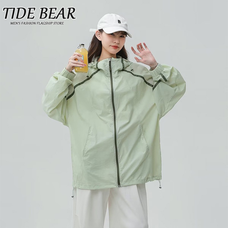 TIDE BEAR Áo Khoác Lụa Mát Thoáng Khí Thời Trang Mới 2023 Cho Nam 2023