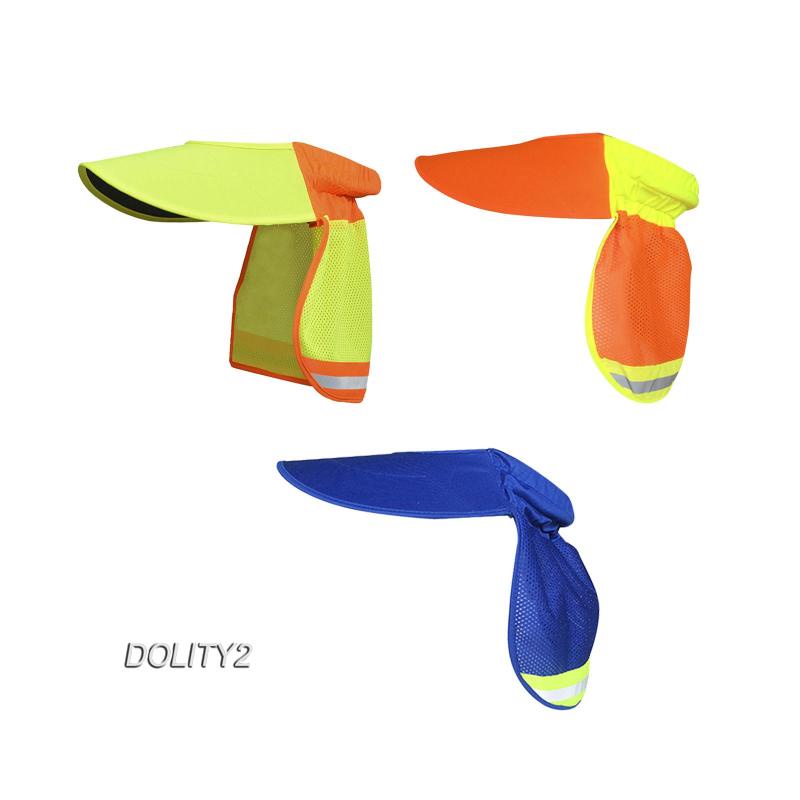 [Dolity2] Mũ Cứng Rộng Vành Chống Nắng Thoáng Khí Với Dải Phản Quang