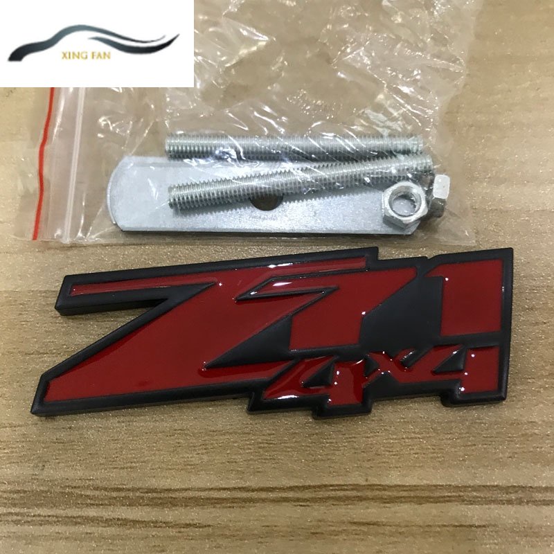 Miếng Dán Kim Loại Z71 4X4 Trang Trí Đuôi Xe Hơi Chevrolet Silverado Chevy Colorado Z71 4X4