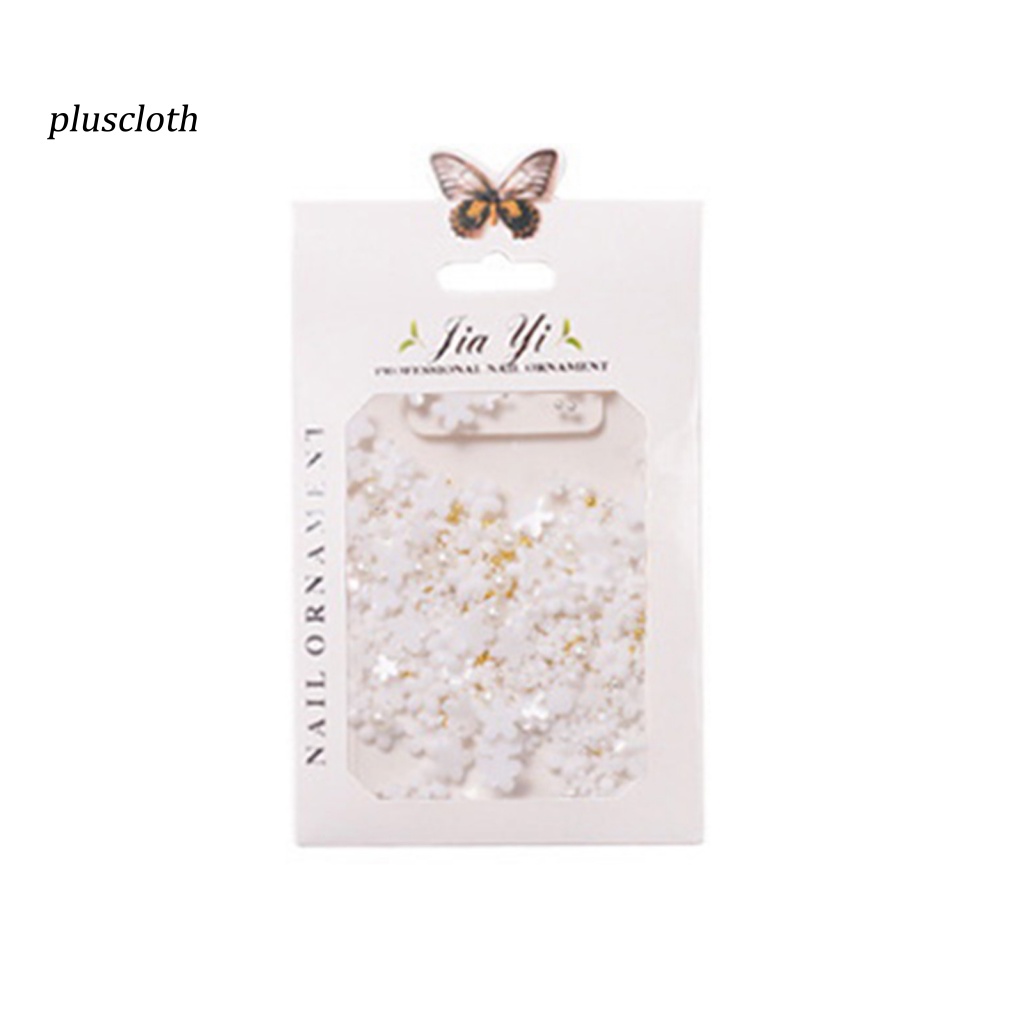 Túi 50 Phụ Kiện 3D Trang Trí Móng Tay Nghệ Thuật Không Phai Màu Chống Trầy Xước