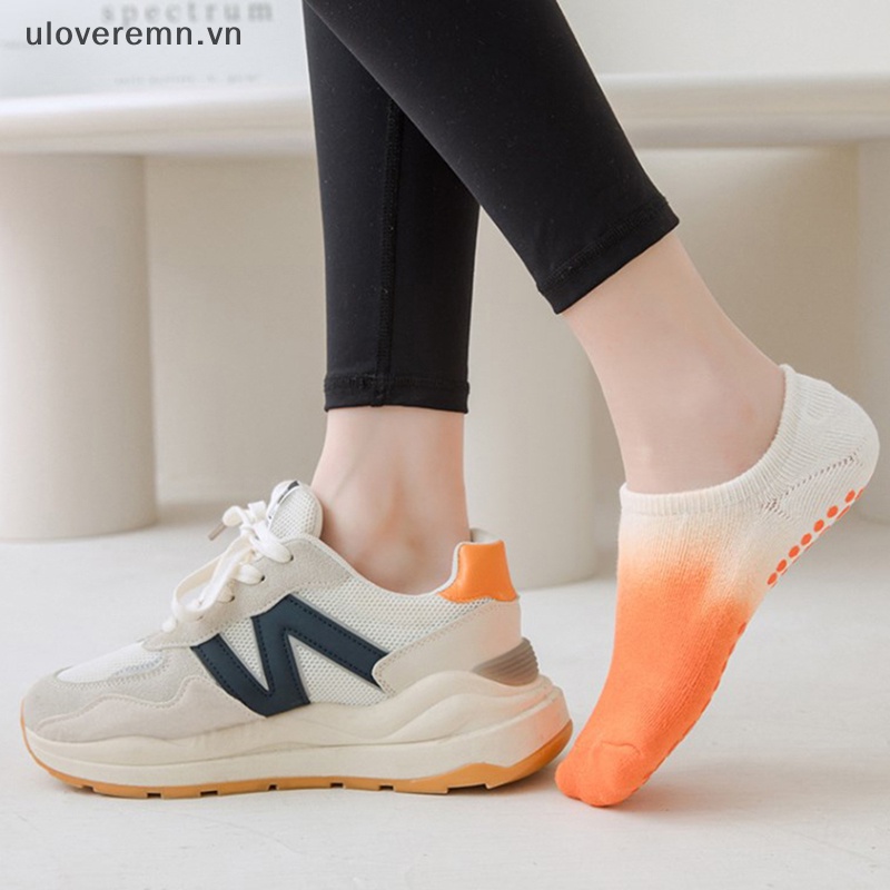Vớ Cotton Màu Loang Chống Trượt Thoáng Khí Thời Trang Tập Yoga Cho Bé