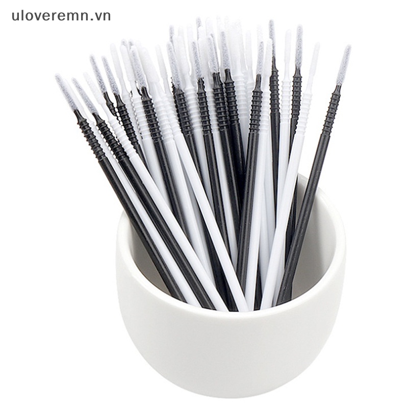 Set 100 Tăm Bông Micro Trang Điểm Lông Mi Dùng Một Lần Tiện Dụng