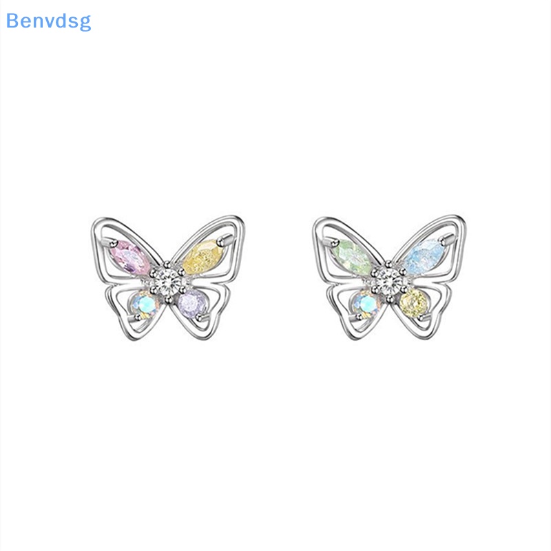 Benvdsg > Bông Tai Hình Bướm Pha Lê Zircon Cắt Ra Làm Quà Tặng Tiệc Cưới Cho Nữ