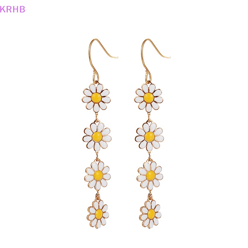 1 Đôi Bông Tai Hình Hoa Cúc Nhiều Màu Độc Đáo Dành Cho Nữ Mới