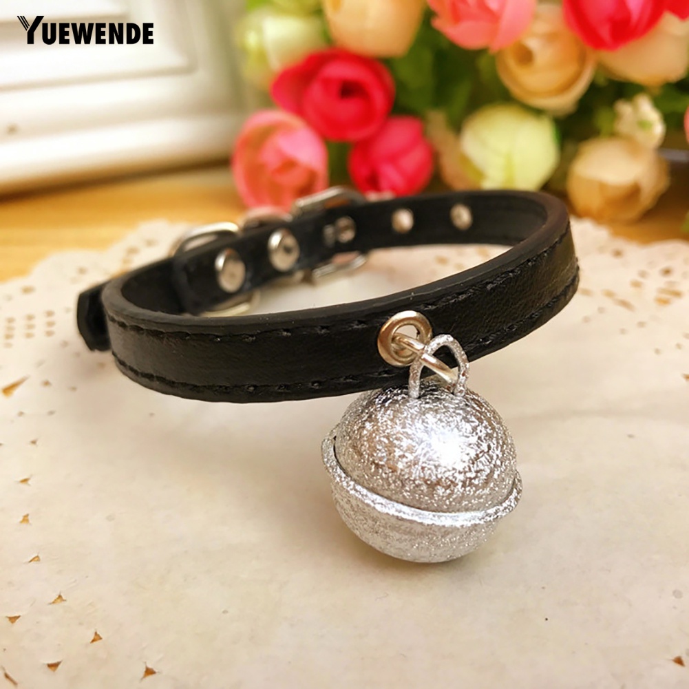 Vòng Cổ Giả Da Có Chuông Cho Thú Cưng