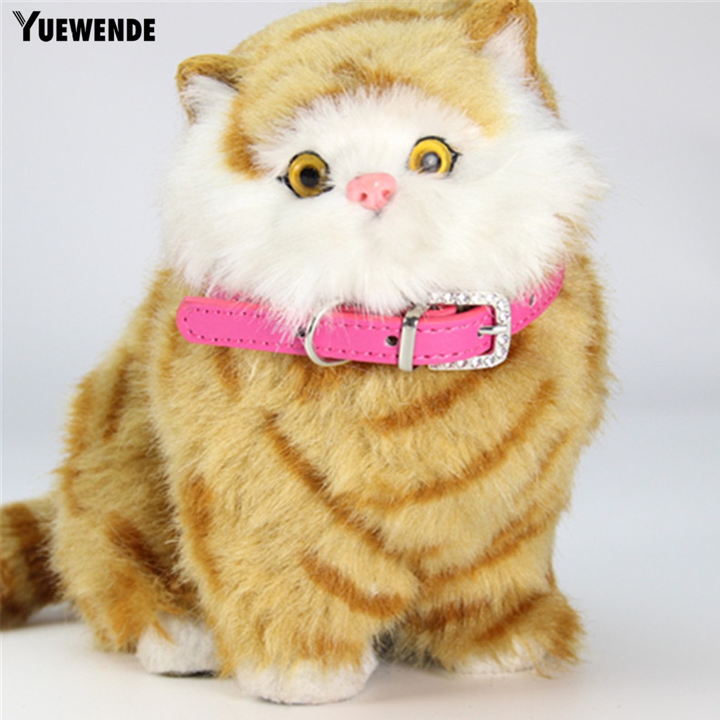 Vòng Cổ Giả Da MàU Trơn Cho Thú Cưng