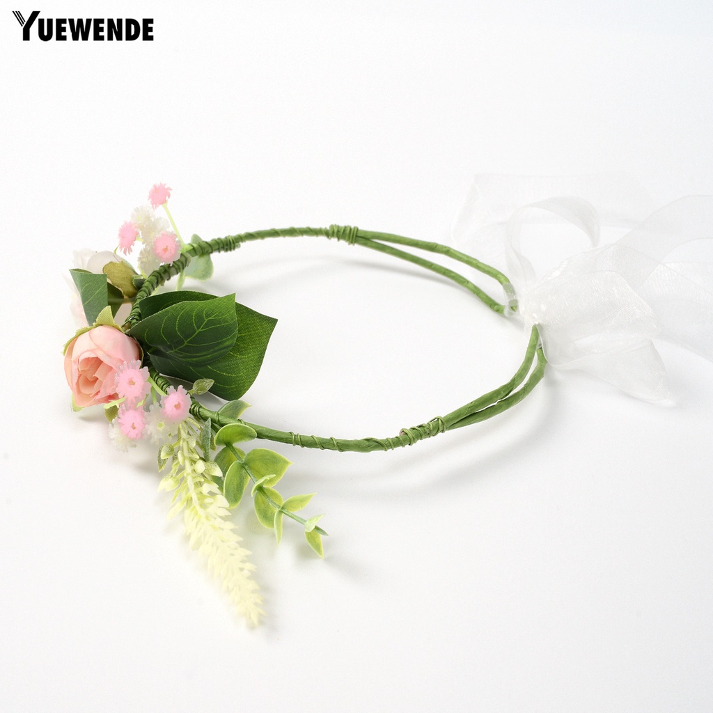 Vòng Hoa Nhựa Thắt Nơ Xinh Xắn Cho Thú Cưng