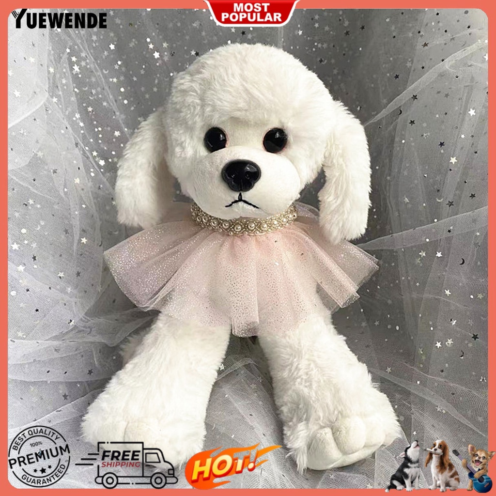 Vòng Cổ Hai Lớp Trang Trí Ngọc Trai Giả Thanh Lịch Cho Thú Cưng