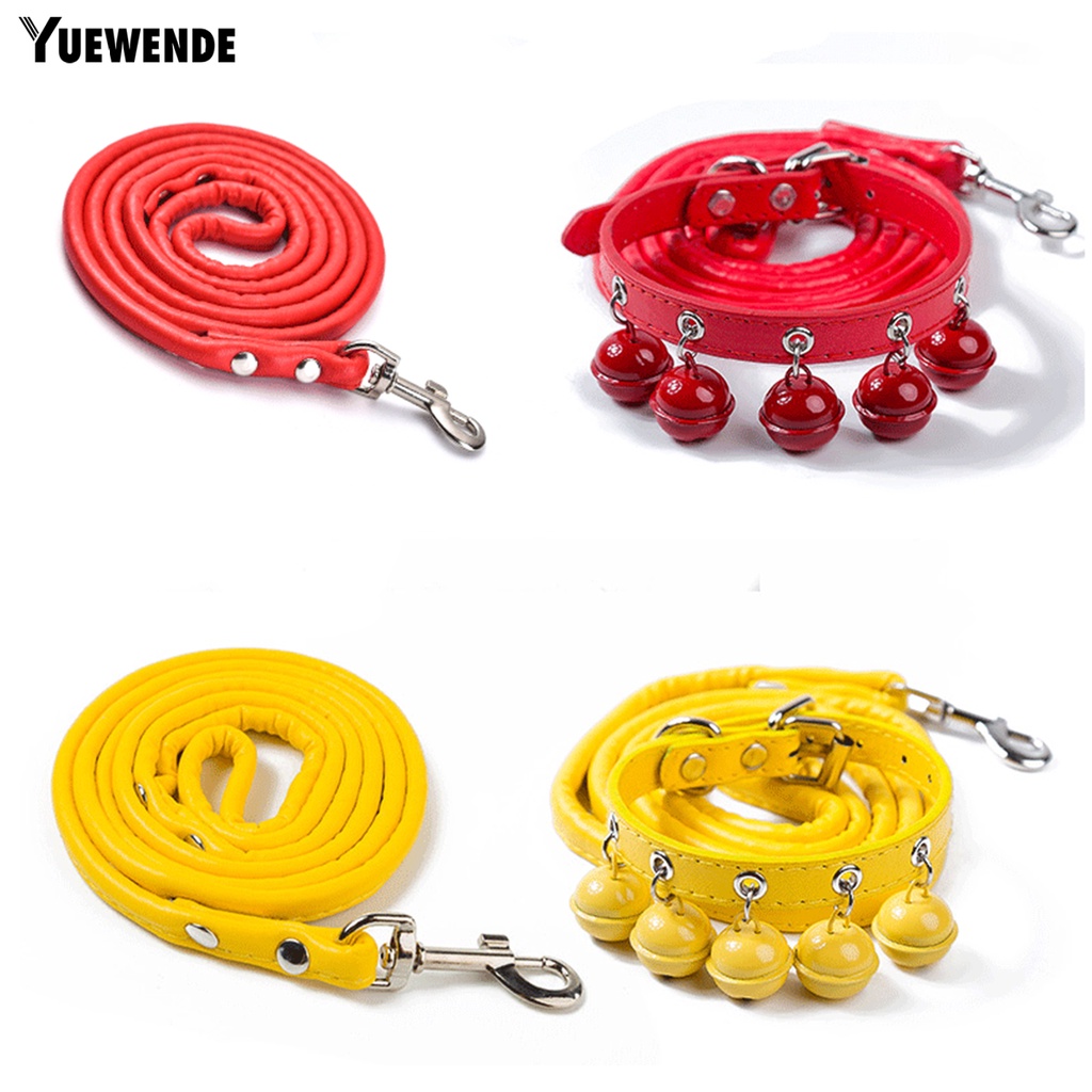 Dây Dắt Thú Cưng Đi Dạo Chống Sặc Màu Trơn Dễ Thương