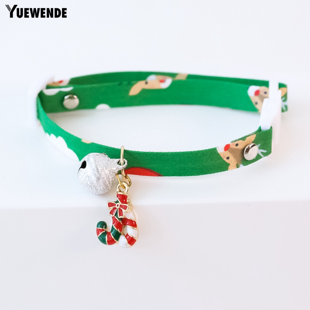 Vòng Đeo Cổ Bằng Polyester Chống Nước Chống Mài Mòn Chủ Đề Giáng Sinh Dành Cho Thú Cưng YQ.E